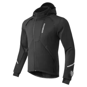 ROCKBROS Winter Fahrradjacke Winddicht – Mit TPU-Touchscreen-Bedienung