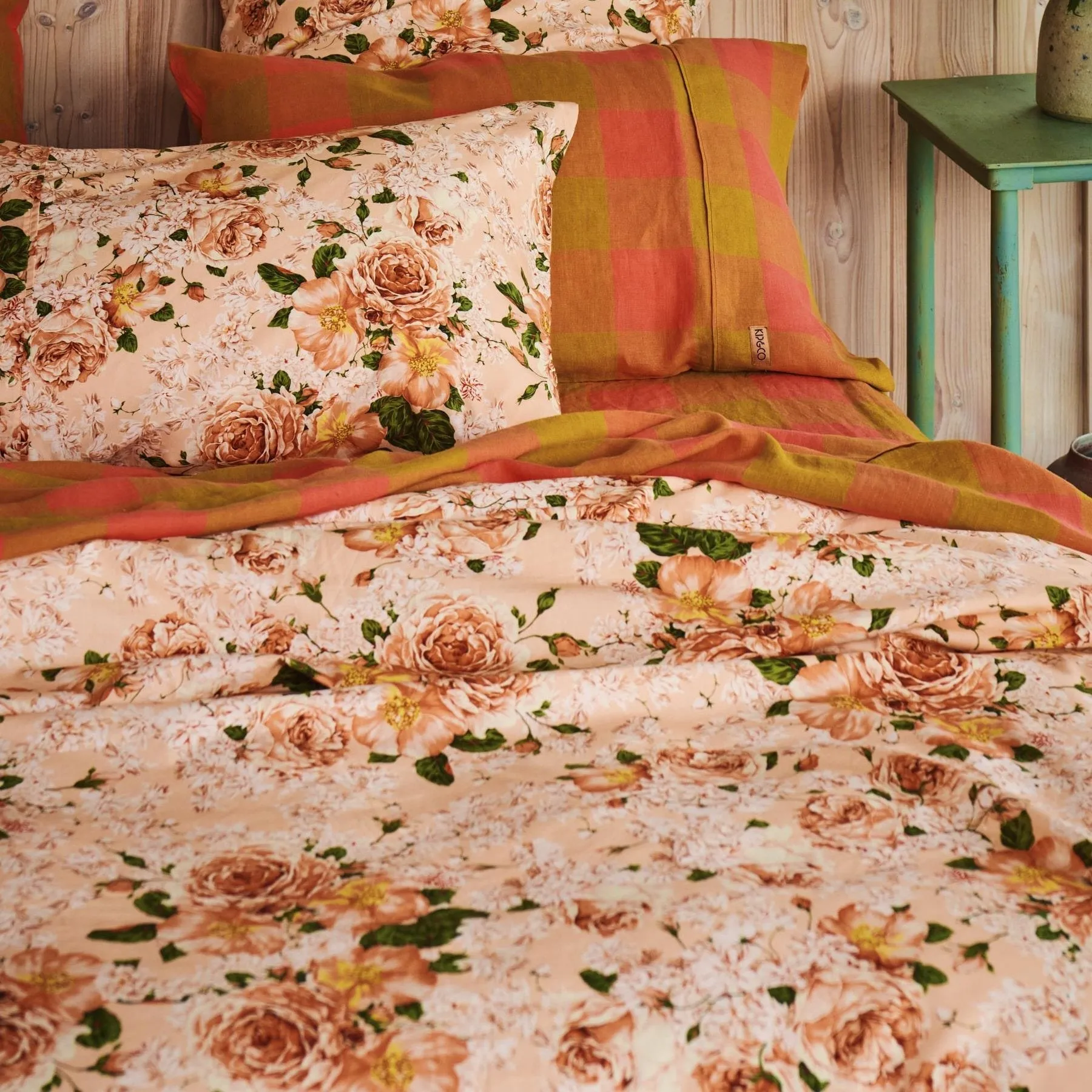 Rose Garden Organic Cotton Quilt Cover