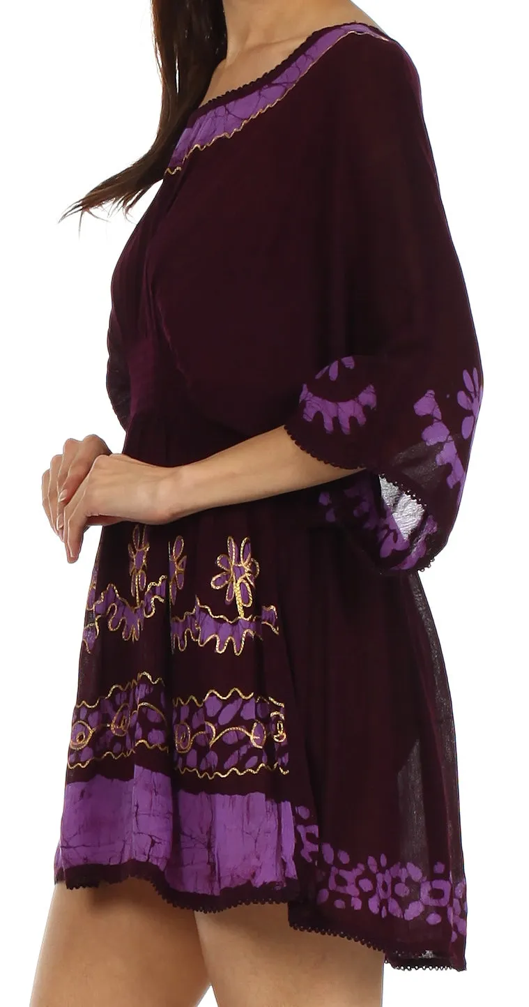 Sakkas Ketana Batik Tunic Cover Up