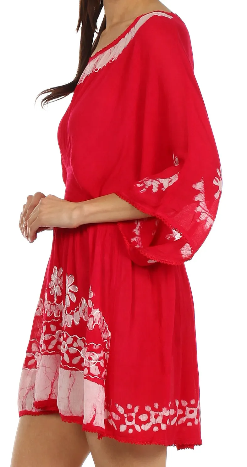 Sakkas Ketana Batik Tunic Cover Up