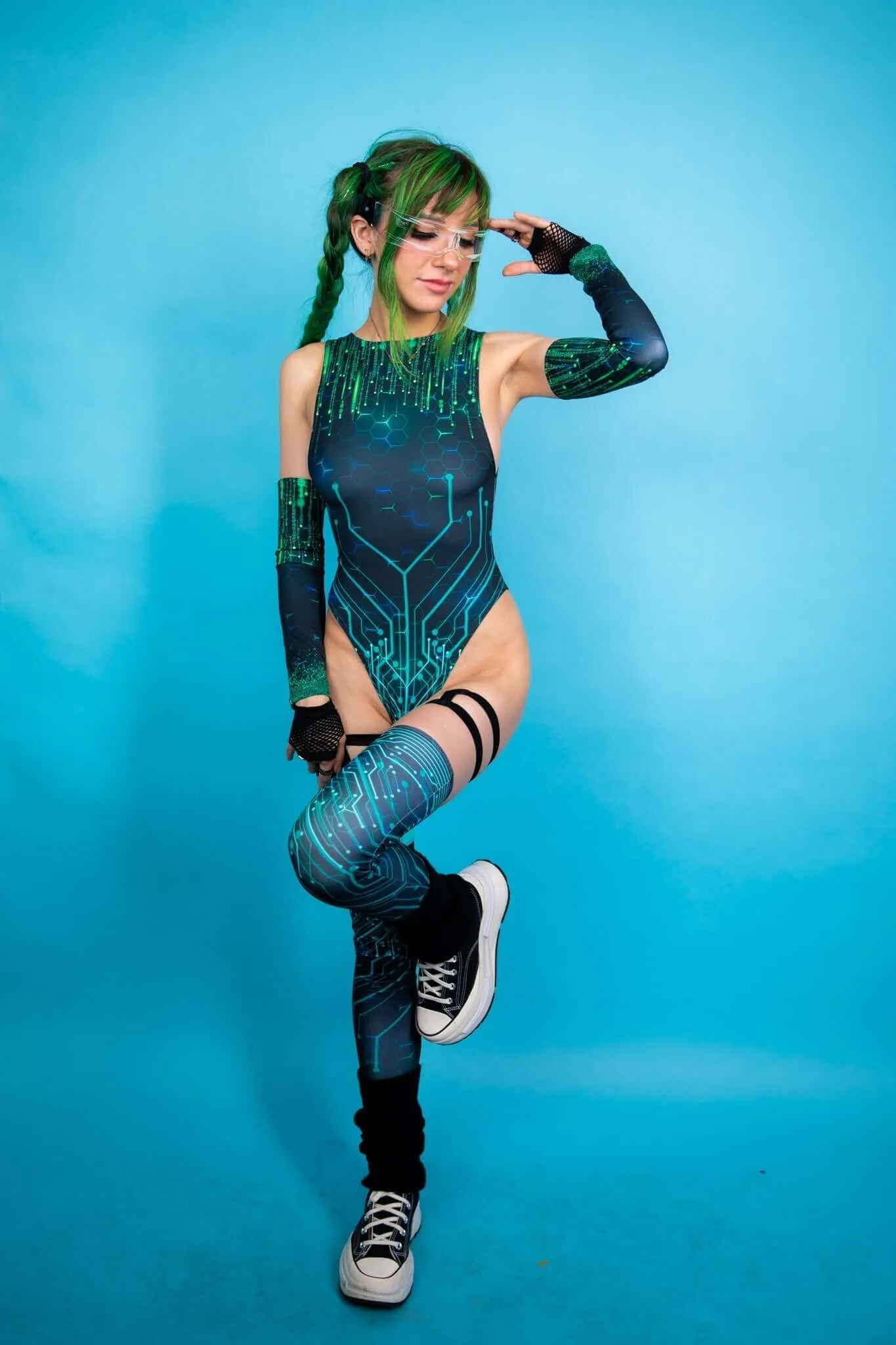 Singularity Leg Sleeves - Teal