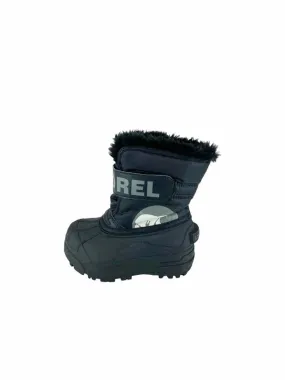 Sorel Boys' Snow Commaner Boots Black Size 7 (approx. 3 yrs)