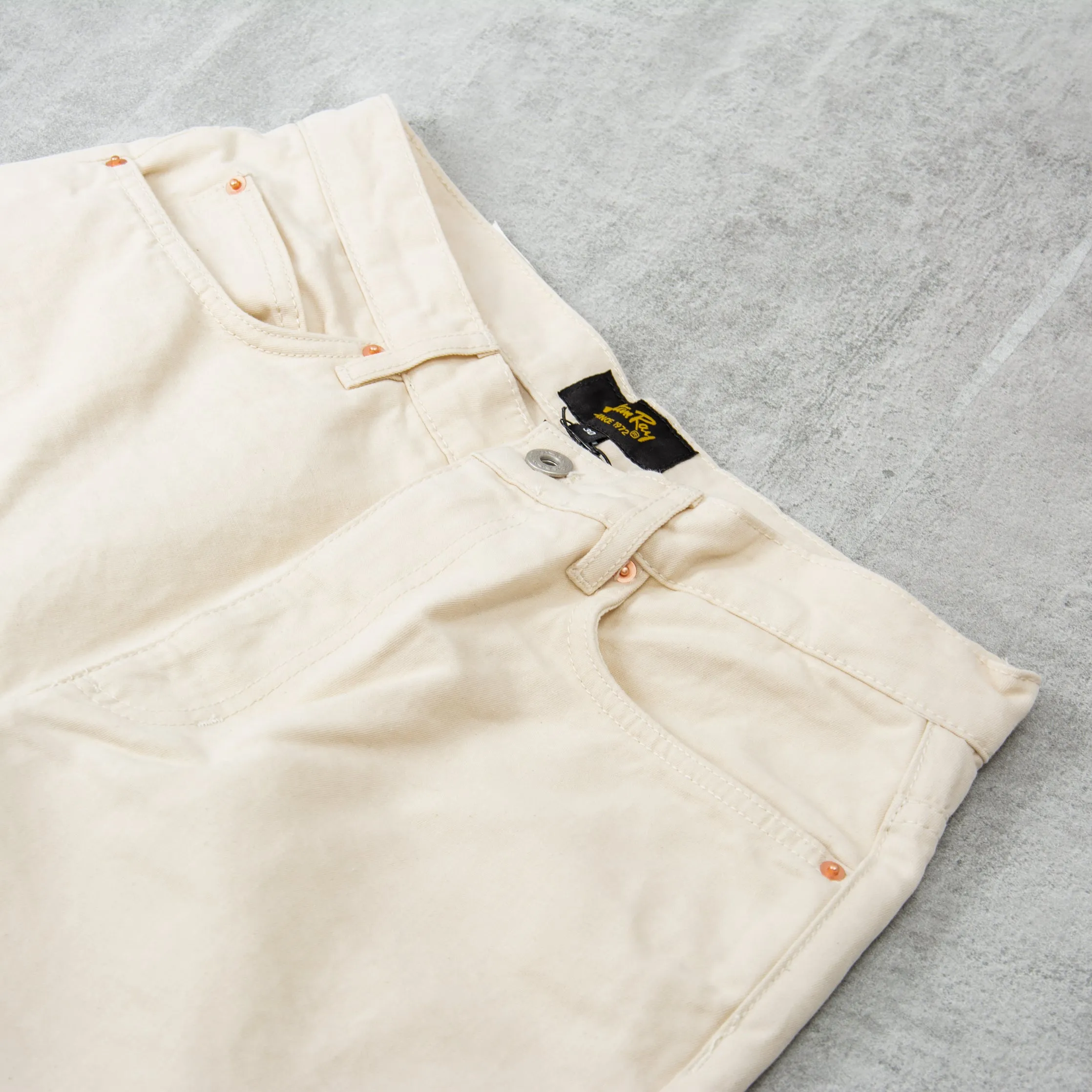 Stan Ray 5 Pocket Straight - Natural Twill