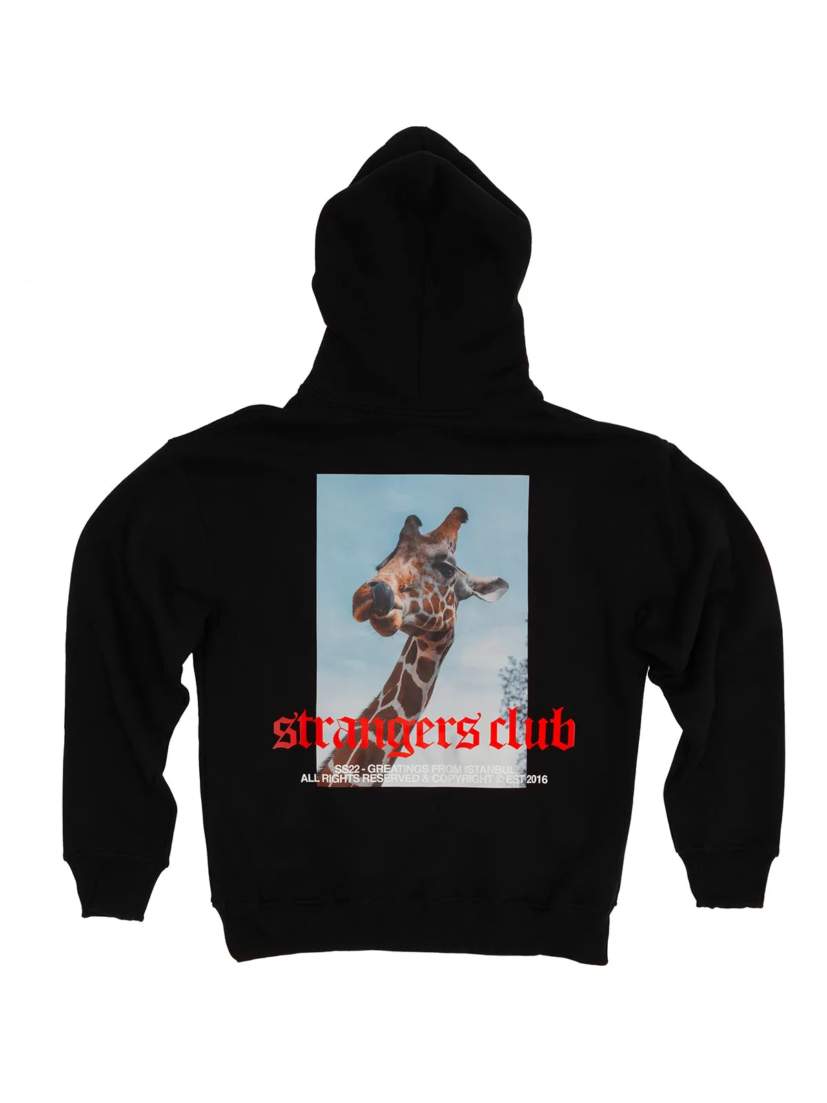 Strangers Club v2.001 / Oversized Pullover Hoodie