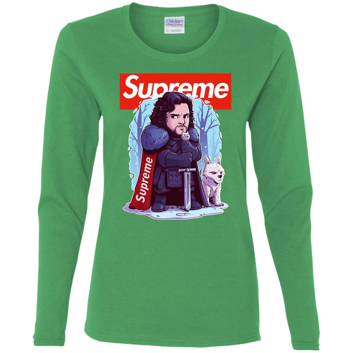 Supreme Game Of Thrones T-shirt Women Long Sleeve Shirt