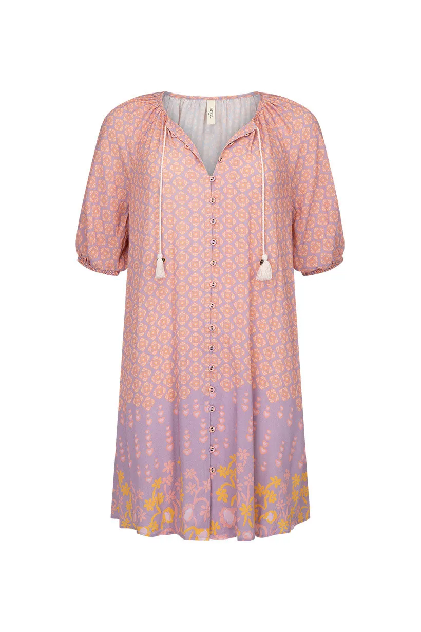 Sweet Nothings Button Through Tunic Dress