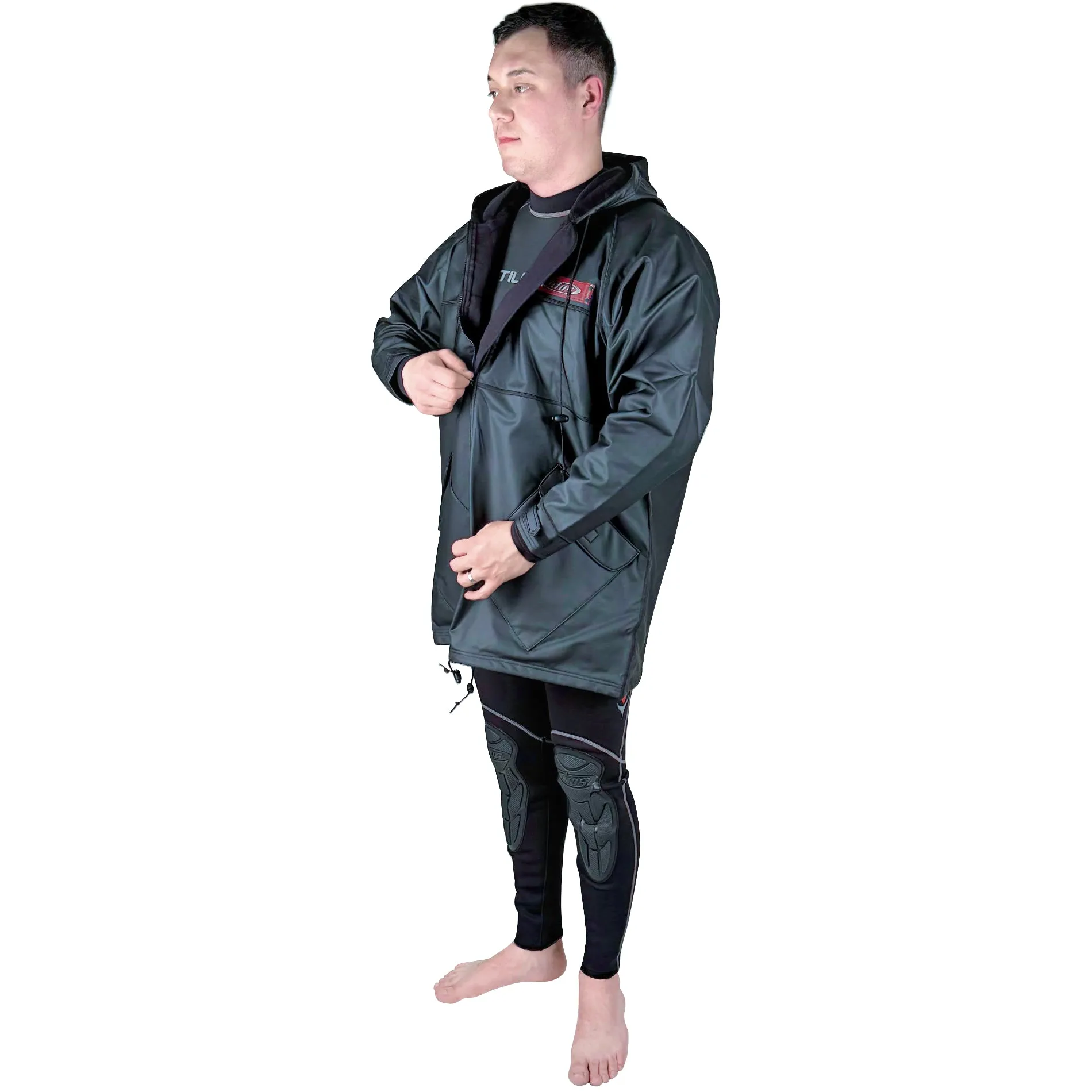 Tarpaulin Hooded Boat Jacket