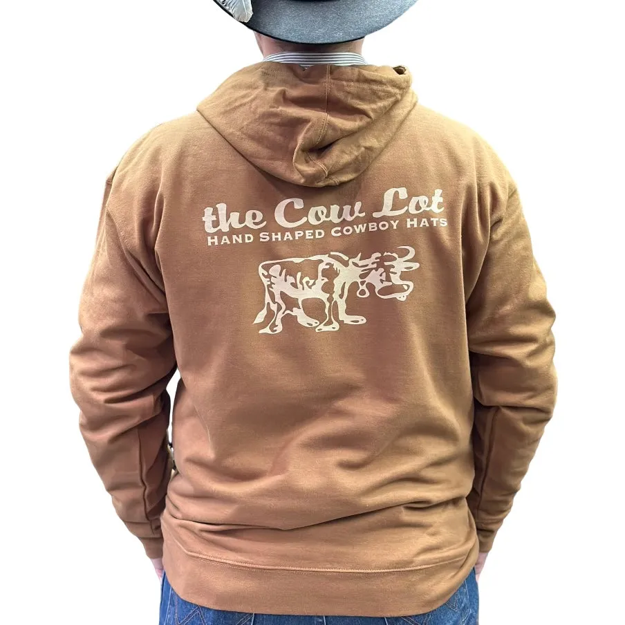 The Cow Lot Pullover Hoodie | Saddle