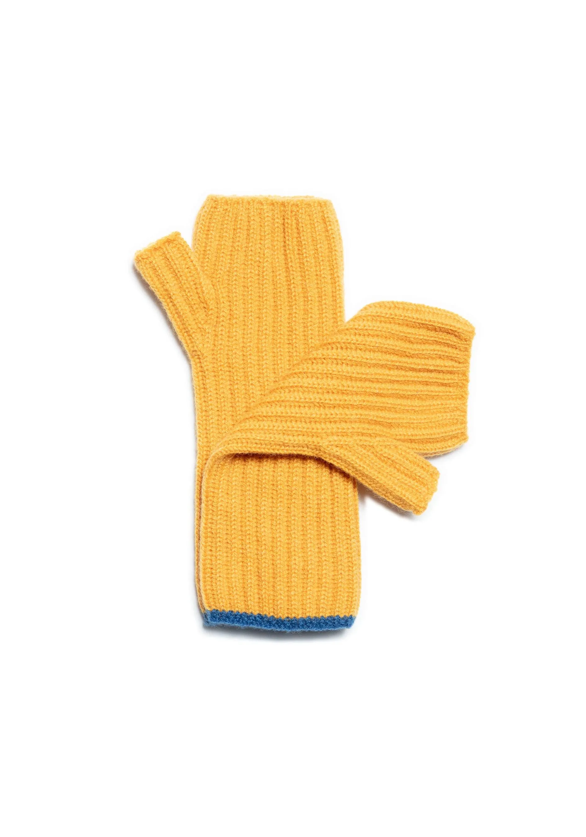 The Tipped Cashmere Wrist Warmers