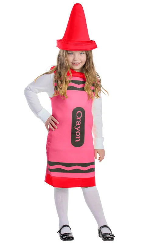 Toddlers/Kids Red Crayon Costume