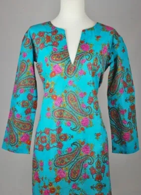 Tunic Turquoise Paisley