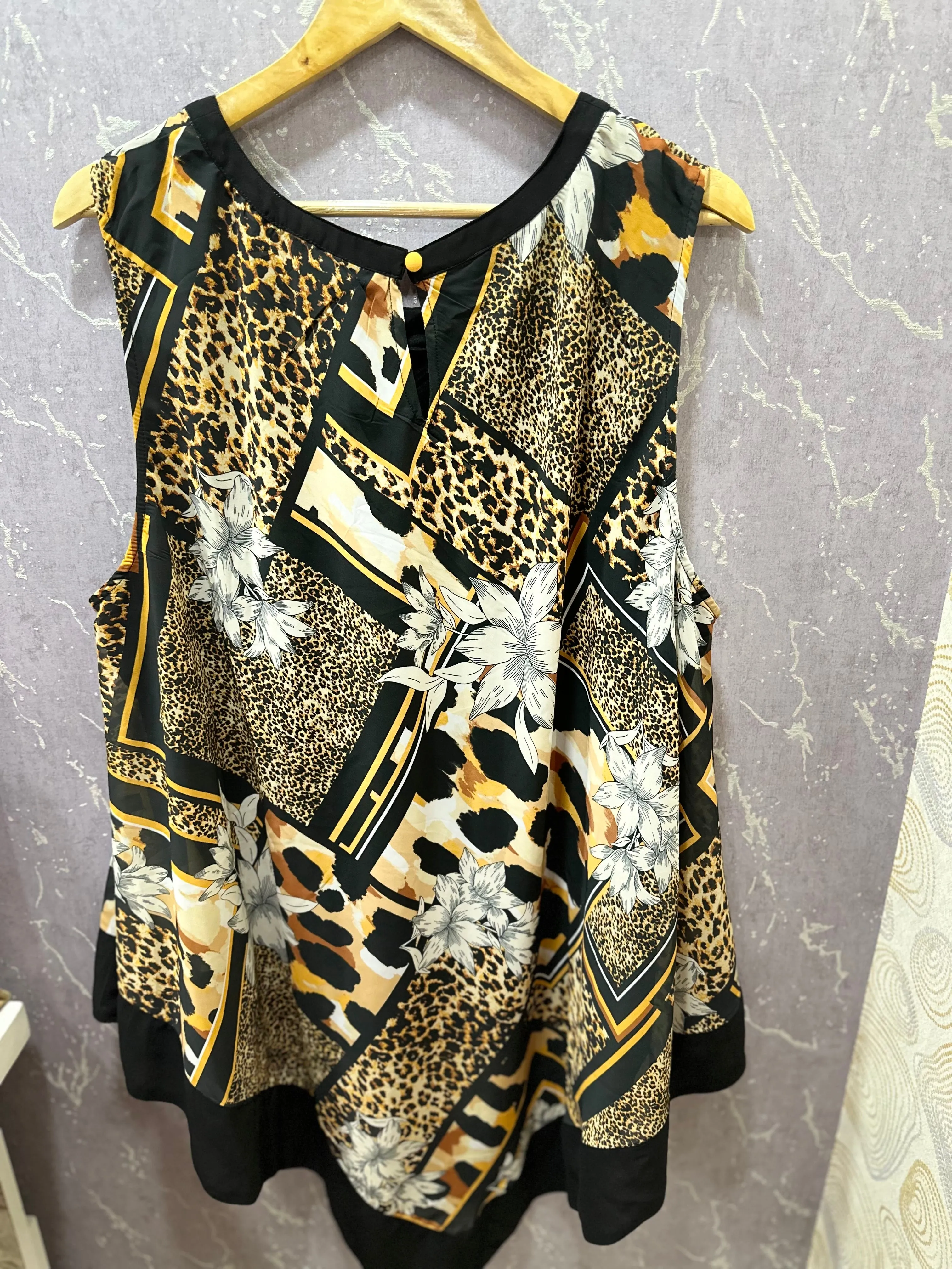 Tunics Animal Print Top