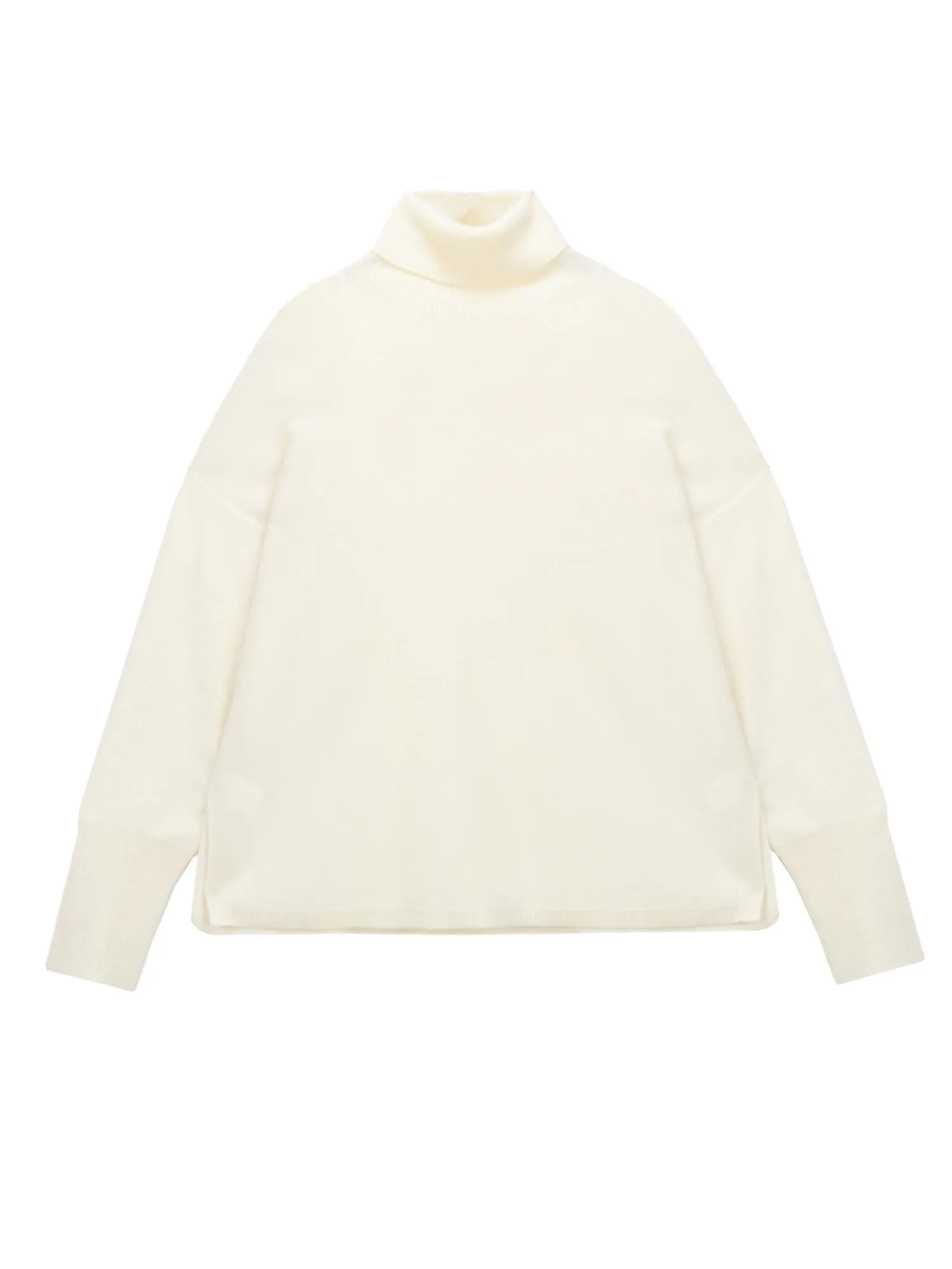 Turtleneck Loosefit Tunic_Ivory