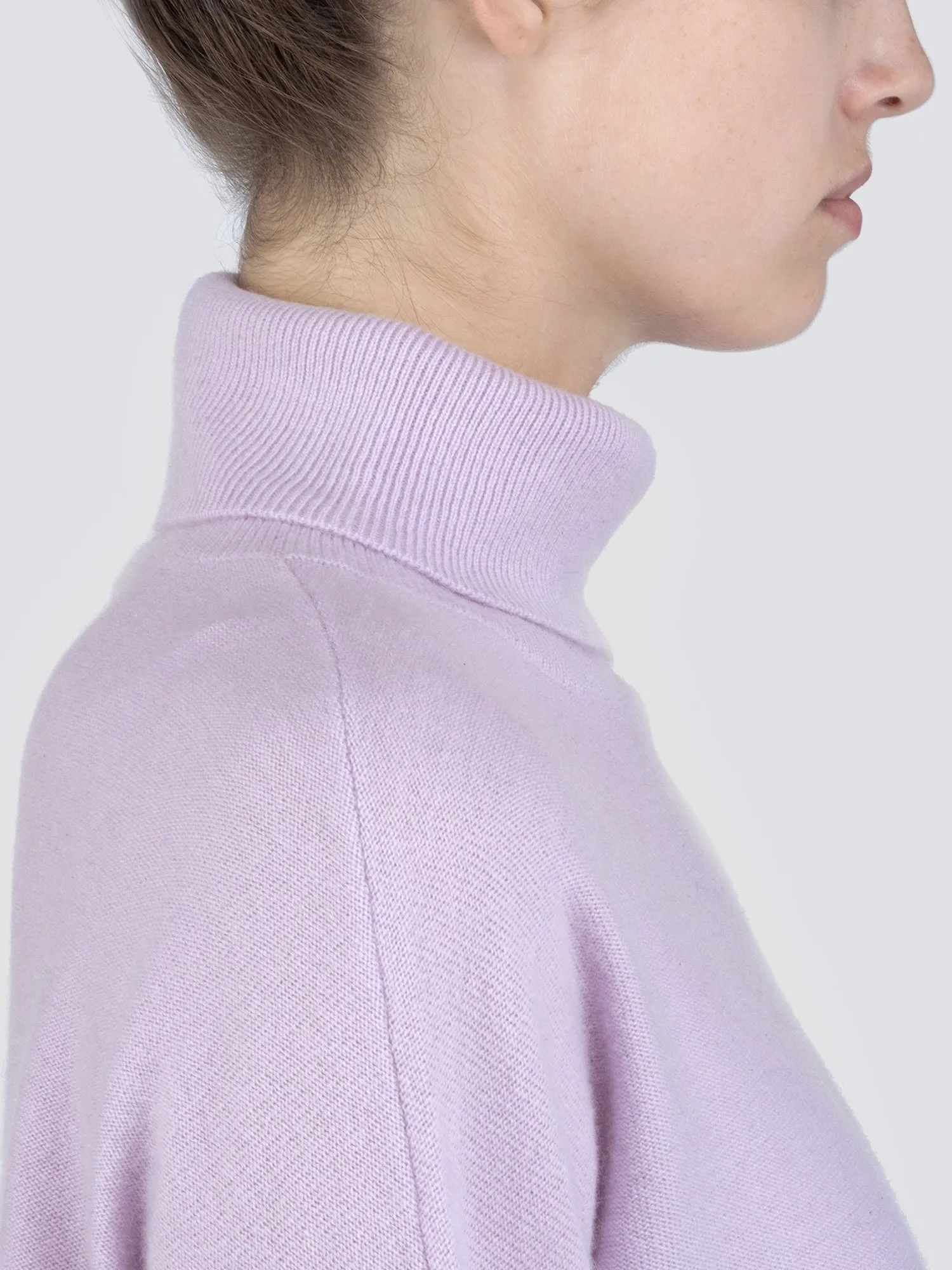 Turtleneck Loosefit Tunic_Lavender