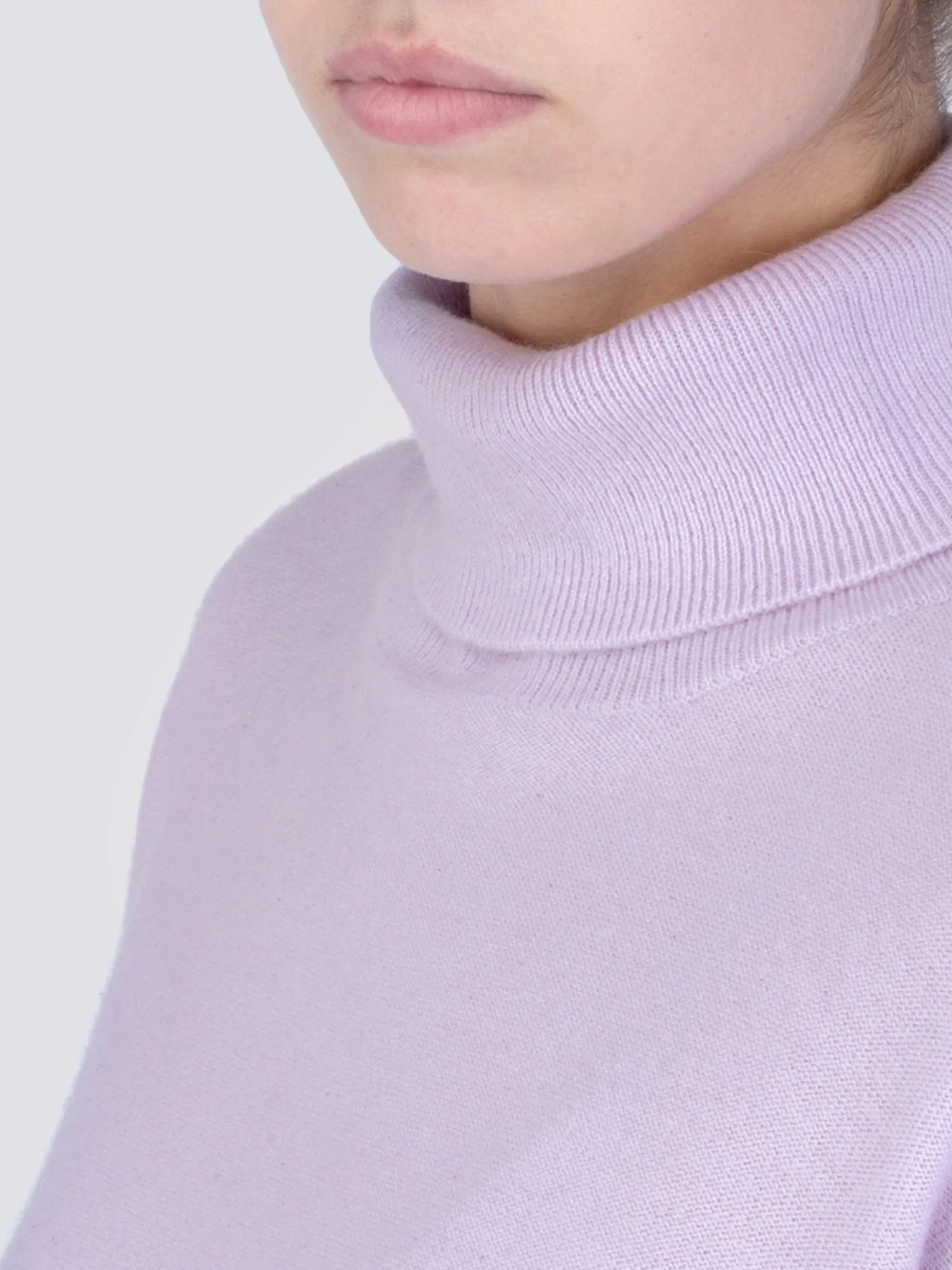 Turtleneck Loosefit Tunic_Lavender