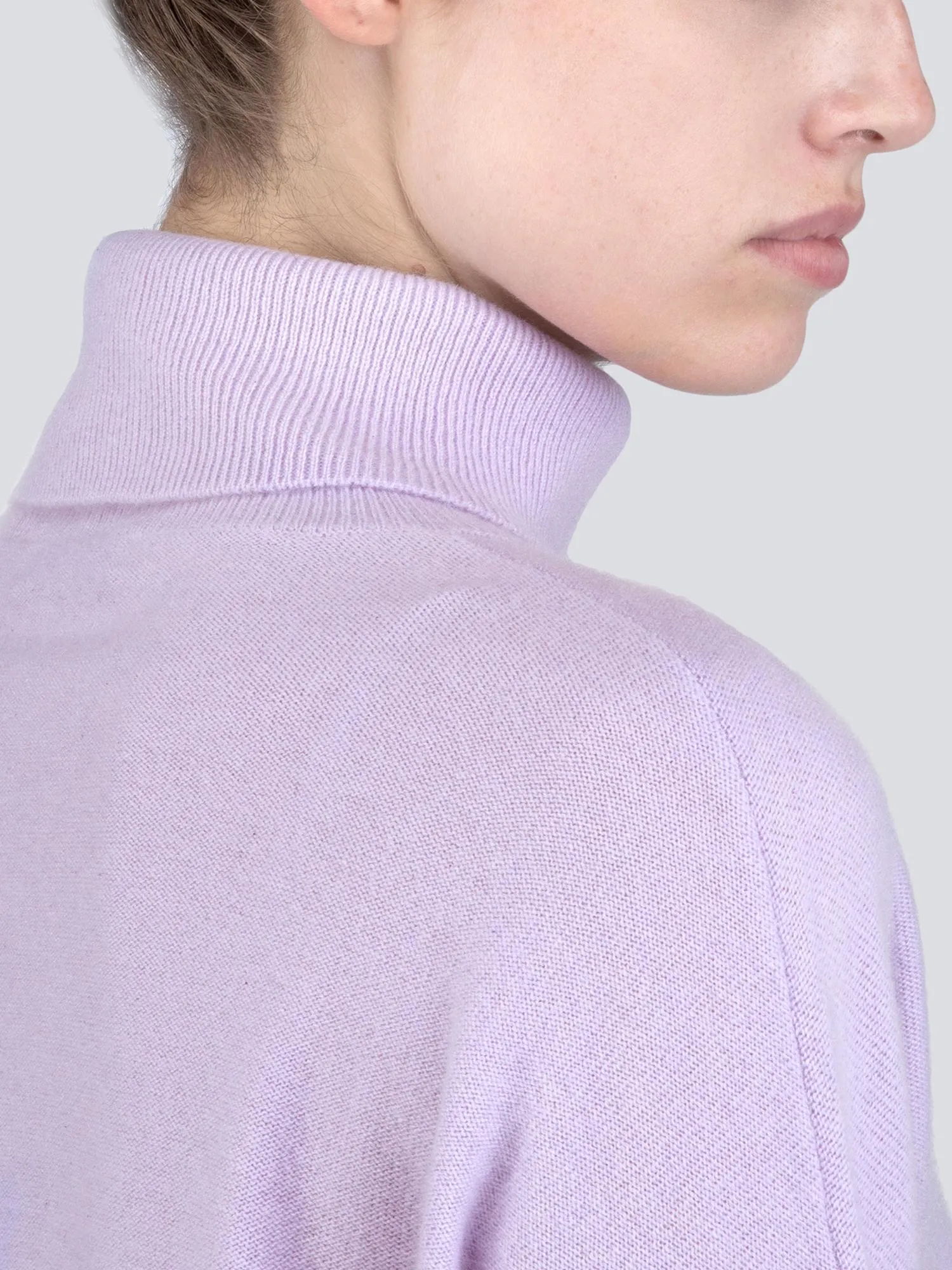 Turtleneck Loosefit Tunic_Lavender