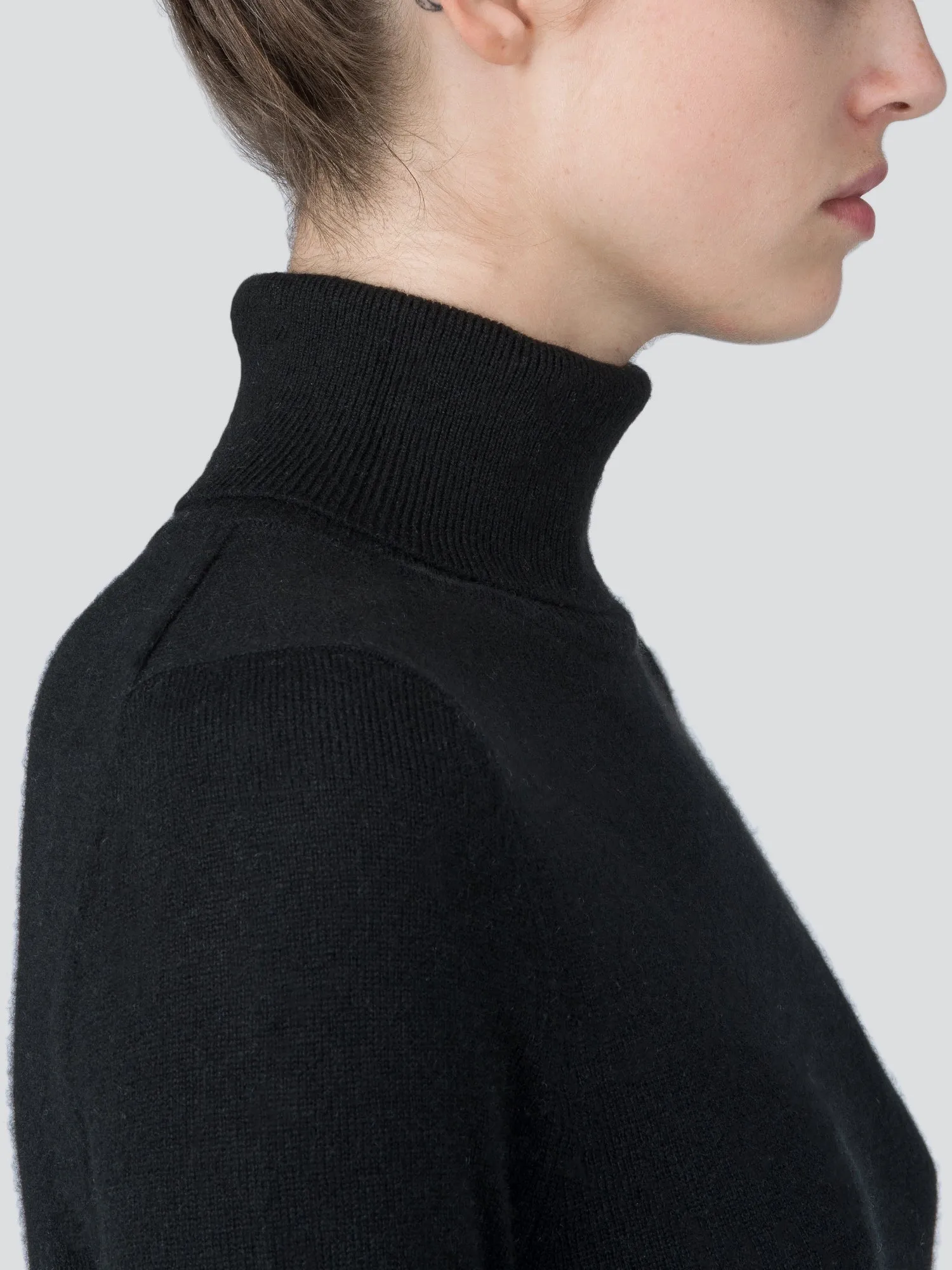 Turtleneck Maxi Dress_Black