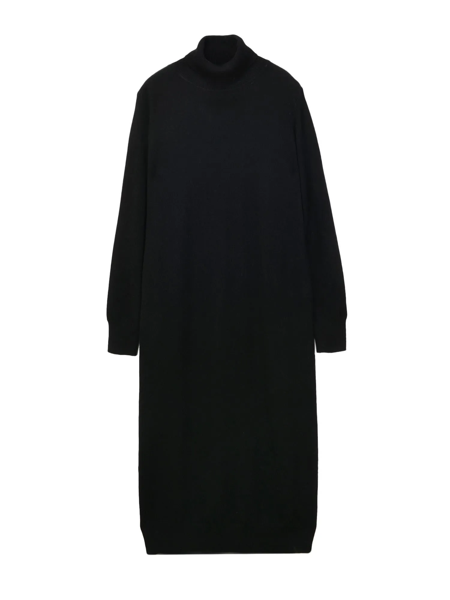 Turtleneck Maxi Dress_Black