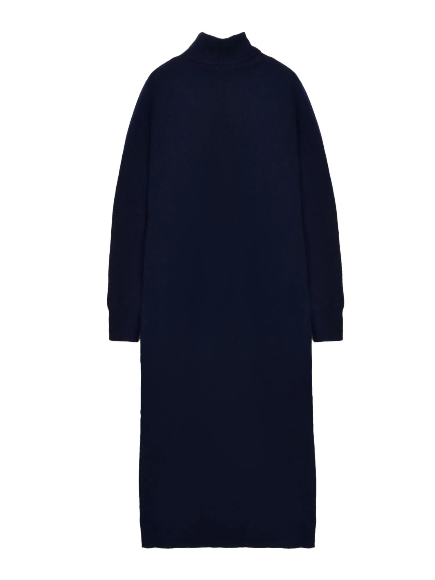 Turtleneck Maxi Dress_Dark Navy