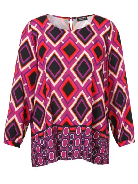 Via Appia Due Diamond Print Tunic