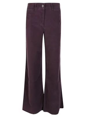 Via Masini 80 Trousers Purple