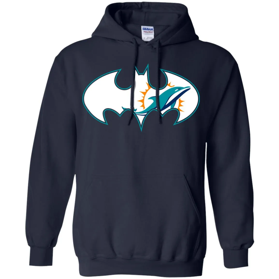 We Are The Miami Dolphins Batman Nfl Mashup Pullover Hoodie Sweatshirt