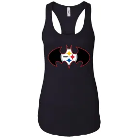 We Are The Pittsburgh Steelers Batman Nfl Mashup Women Tank Top