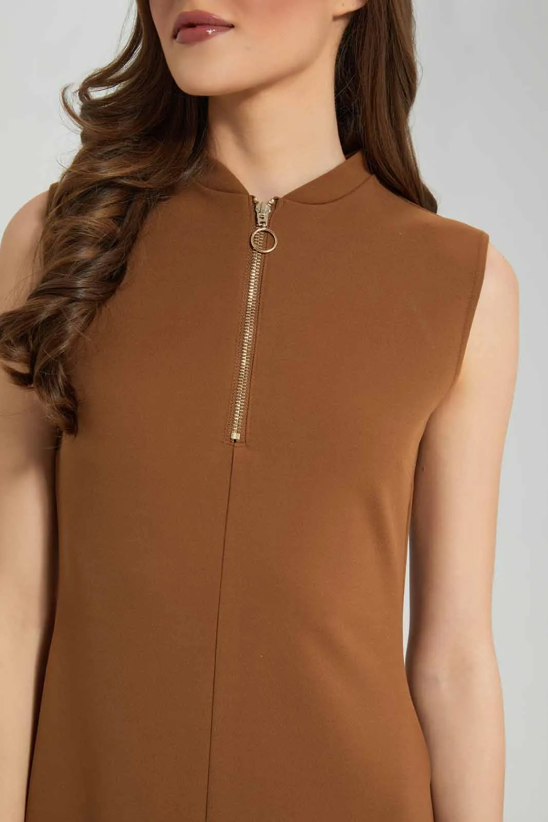 Women Brown Maxi Dress