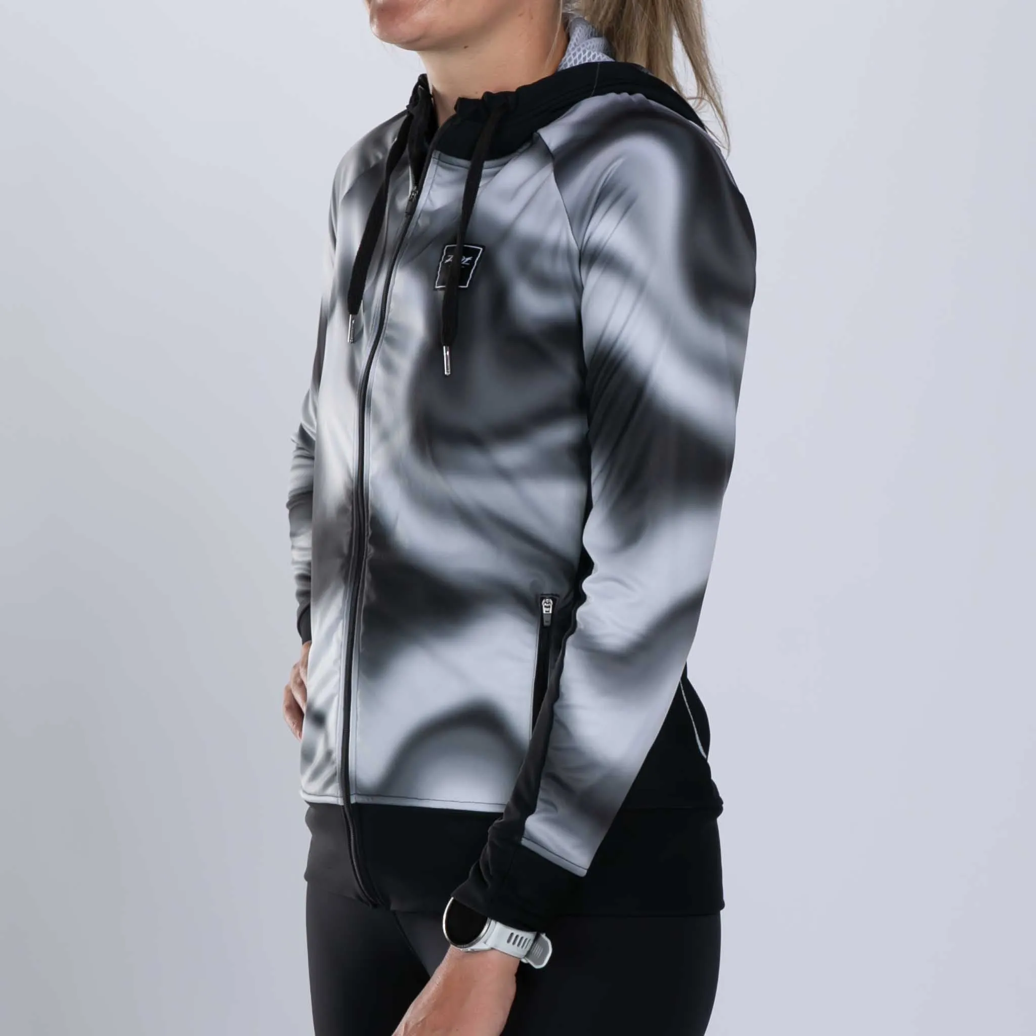 Womens Elite Thermo Shield Hoodie - Blur