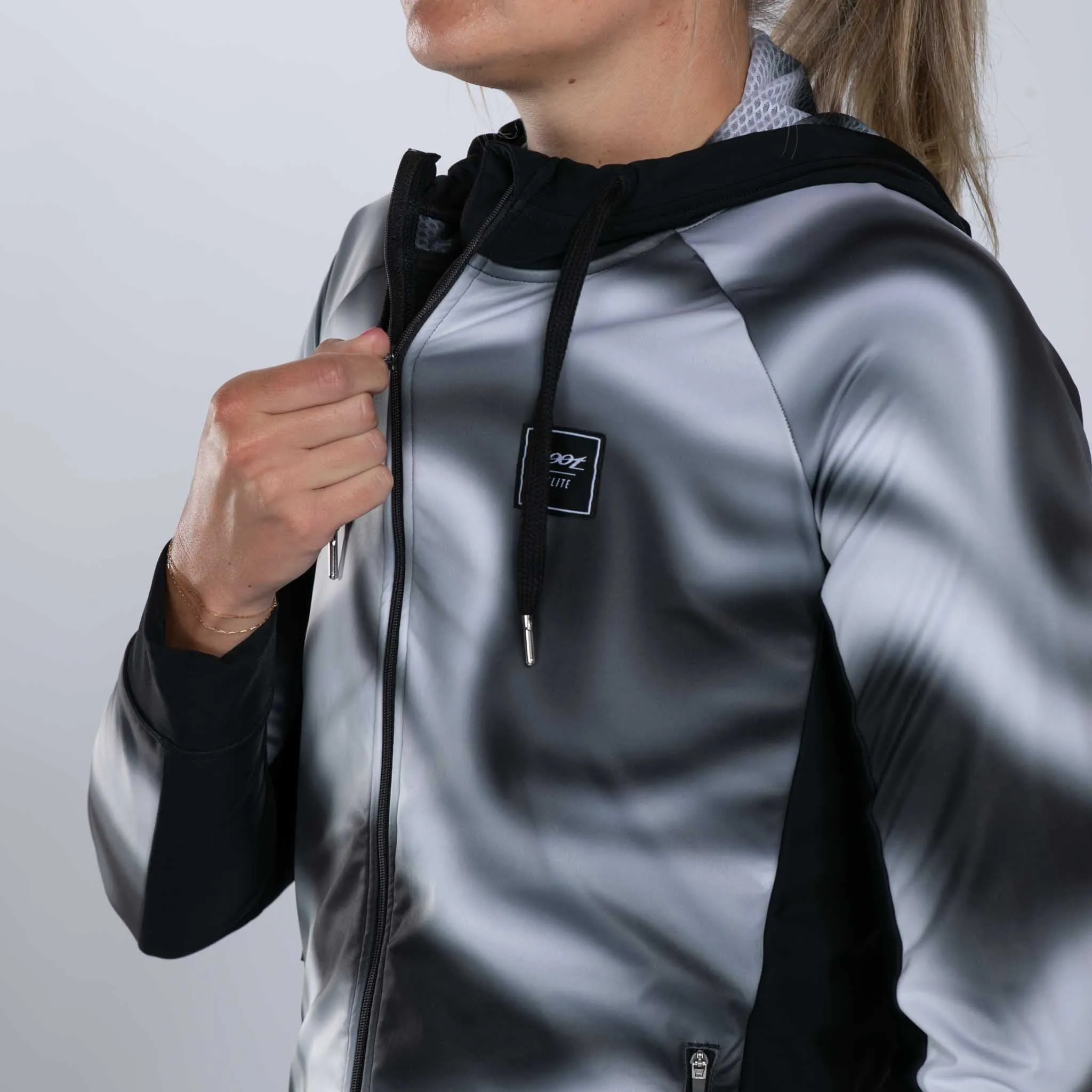 Womens Elite Thermo Shield Hoodie - Blur